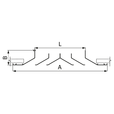 Anemostat HB40 RAL9003