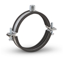 Obejma do rur z amortyzatorem gumowym CLRL