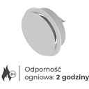 Zawór p.poż. odcinający mcr ZIPP120/EKP24/WK-1/RAL9010